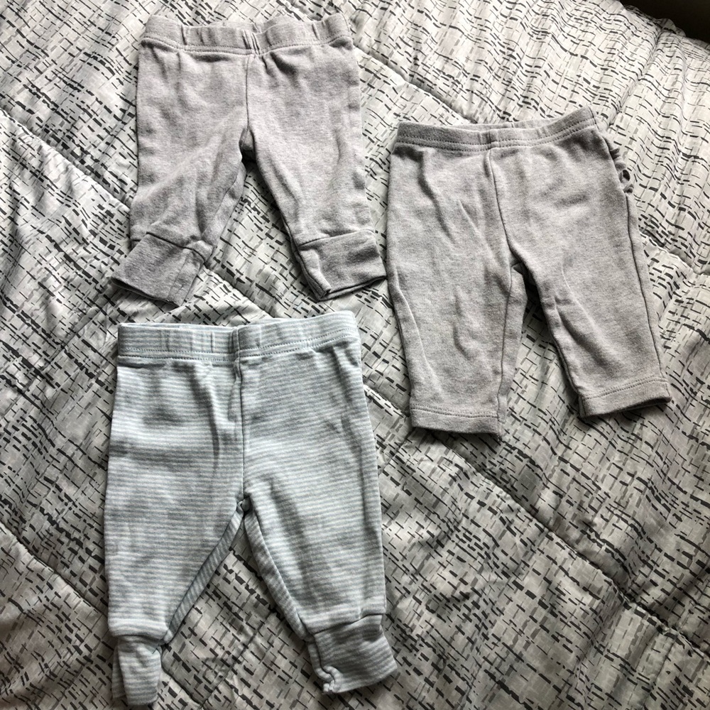 Carter’s 0-3 months leggings (3 piece bundle)